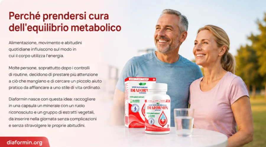 Diaformin — benessere metabolico e stile di vita attento