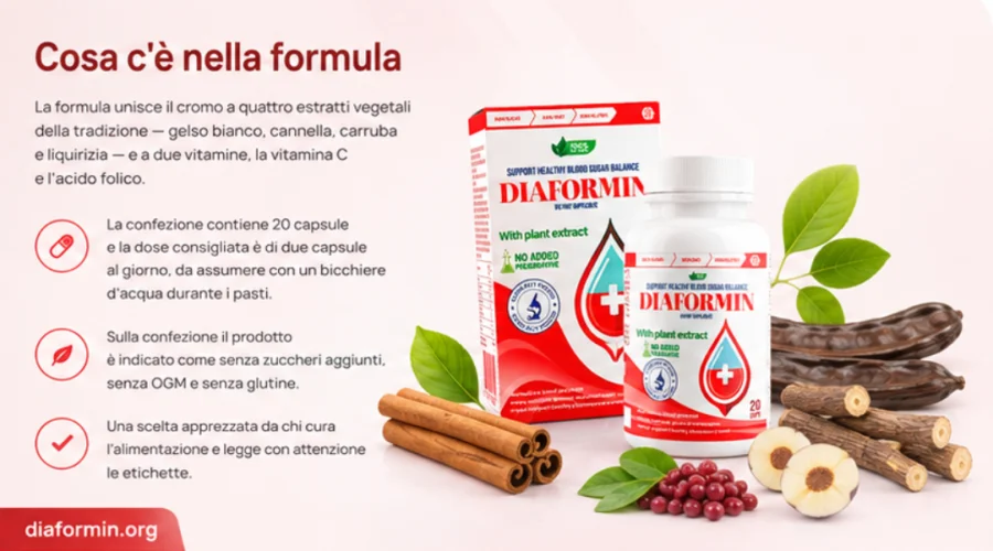 Diaformin — capsule e ingredienti della formula